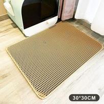 Cat Litter Mat Heavy Duty Waterproof 2 Layer Non Slip Washable Pet Floor Protector Litter Box Sand Stopper Pet Product