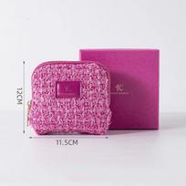 Fashion Small Jewelry Storage Bag Travel Portable Multiple Lattice Scratch-Proof Earrings Bracelets Rings Mini Handbag