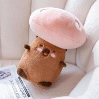 1pc Cute Mushroom Animals Dolls Capybara Plush Toy Duck Cat pillows Bedroom Sofa Decoration Gifts For Girls And Boys 30cm
