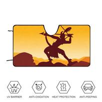 T-The Adventures of Prince Achmed Sun Visor Car sunshades, windshield sun visors, sun protection sunshades, novel car gifts.
