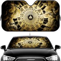Cute B-bill Cipher Sun Visor Car Windshield Sun Shade  Front Window Sunshade UV Block Heat Insulation Cover Parasol