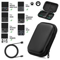 Protable Bag for RG35XX Plus Case for ANBERNIC RG35XX Cover Case for R36S R35S RGB20S XU10 Carrying Case for Miyoo mini Plus juoda