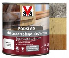 Maskuojantis gruntas pilkėjusiai medienai 0,5 l