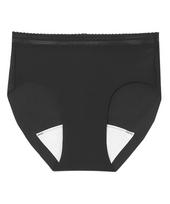 AMPHI Sanitary Compatible with Winged Discreet Underwear PFF032 BL M Shorts, Pads, (Hem),