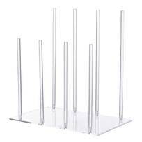Shoe Organizers Rack 4 Pair Capacity Acrylic Construction Space Efficient Closet Solution 1
