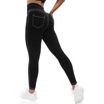 Women's Casual And Fashionable Color Loose Pants With Pocketes L juoda