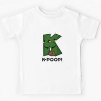 K-poop Funny K-pop Poo Puns  Kids T-Shirt 160