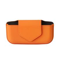 Magnetic Auto Sun Visor Glasses Holder PU Leather Sunglasses Clip  Car Glasses Clip smėlis