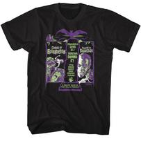 Hammer Horror Frankenstein Dracula Double Creature Feature Movie Men's T Shirt 3XL