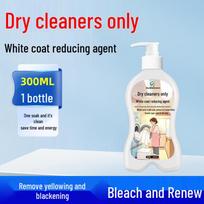 White Clothes Bleach & Stain Remover - Whitening, Yellowing Corrector, Strong Detergent for Dye and Stain Removal