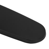 304 nerūdijančio plieno kriauklės skylės dangtelis Matinės juodos spalvos maišytuvo skylės dangtelio plokštelė  1 arba 3 skylių kriauklė Oval Shape black