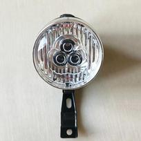 Black Bike Front Bright Light with Bracket MTB Road Bike Vintage Head Light  for Night Riding juoda
