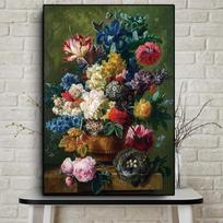 Abstract Vintage Wall Art Aliejinė tapyba gyvenamajam kambariui Berėmio drobė Namų kambario dekoro meno plakatai ir spaudiniai 21*30cm