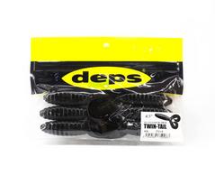 Deps Soft Lure Death Adder Grab Twin Tail 4.5 Inch 6 per pack 06 (0063)