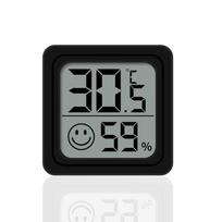 Didelio tikslumo sienoje montuojamas elektroninis termometras ir higrometras su laiku ir data – „Smiley Face“ namų ūkis