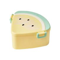 Cute Bento Lunch Box School Heater Portable Plastic Lunch Container For Kids Girls Bread Sandwich Food Warmer Compartments