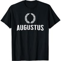Augustus Caesar Roman Emperor Roman Empire T-Shirt S juoda