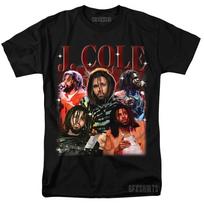 J Cole Tee Tour Merch 90S Hip-Hop Rap Vintage Style Graphic Design T-Shirt XL
