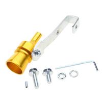 Universal Sound Simulator Blow Off-Valve Car Turbo Sound Whistle Vehicle Refit Device Exhaust Fake Pipe Aluminum Muffler auksas