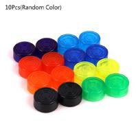 10Pcs Colorful Guitar Effect Pedal Foot Nail Cap Footswitch Knob Cover Protector 1 red