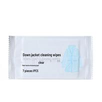 Powerful Stain Removal Wet Wipes for Down Jackets and Windbreakers - No-Wash, Dry-Clean Only Solution
