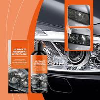 100ml Automobilio priekinių žibintų valiklis, priemonė žibintų valymui ir poliravimui, skirta pagerinti vizualinį skaidrumą One Size orange