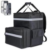 Li Shen Insulated Food Delivery Backpack 45-55L juoda