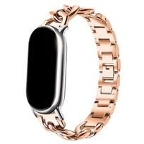 Nerūdijančio plieno apyrankė Xiaomi mi band 9/8 apyrankės keitimui Correa Miband 9 apyrankėms Xiaomi 8 laikrodžio apyrankės Aksesuarai for mi band 8