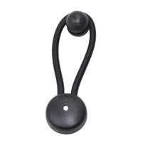 Kamuoliukas Bungee laidas Elastingas palapinės tvirtinimo laidas Brezentas Markizė Stogelis Tvirtinimo laidas juoda