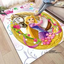 Disne Movie Tangled Rapunzel Princess Area Rug,Carpet for Home Living Room Bedroom Sofa Doormat Kitchen Decor Non-slip Floor Mat 60x90cm