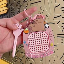 Kapibara Deimanto Plieno Rutuliukas Piešimo Lenta Vaikų Dovana Mielas Žaislas Kawaii Kuprinės Pakabukas Automobilio Raktų Pakabukas Mielas