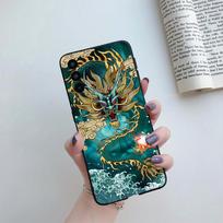 Case For OPPO Realme GT Master Edition Phone Case Cool Dragon Pattern Soft Matte Silicone Back Cover For Realme GT Master Fundas GT Master Edition black