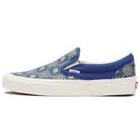 Vans Classic Slip-On 98 DX Anaheim Factory - Plytelių languoti Unisex sportbačiai Mėlyni Limoges VN0A5KX8B0S 43