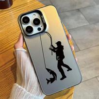 Fisherman Phone Case for Xiaomi Redmi Note 7 8 9 9S 10 11 12 13 14 15 Pro Plus 4G 5G Anti Fall Matte Back Cover Pulling Fish Redmi Note 9S 4G