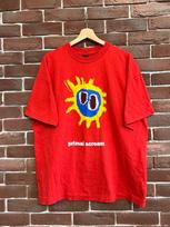 Vintage 90s Primal Scream Screamadelica Rock Band Red Tee Xl Unisex T-Shirt L