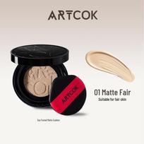 ARTCOK Aike Sea Fennel Matte Cushion & Lip Oil Set: Lightweight Concealing Foundation Liquid Gift Box