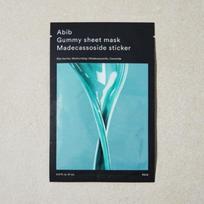 Abib Gummy Sheet Mask Madecassoside Sticker 1 Sheet x 5pcs – Soothing & Barrier Care Facial Mask Set
