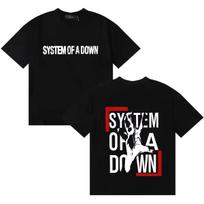 System of A Down Harajuku Pattern Hip Hop Casual Cotton Crew Neck Comfort Y2K Short Sleeve Unisex Women And Men T-Shirt 4XL