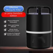 Effective Powerful Mosquito Zapper Anti Mosquito Mosquito Trap Mosquito Killer Lamp  Garden 8 Lights Black