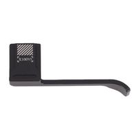 Thumb Grip Fit for Fujifilm X100VI Camera Aluminum Alloy Hot Shoe Thumb Up Rest Hand Grip with Shutter Button Black juoda