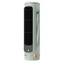 Bladeless Tower Fan Desktop Air Cooler, Portable Silent Office Fan, Indoor and Home Use Green