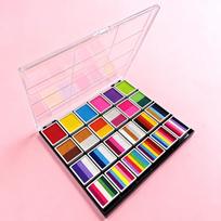 Professional Rainbow Face Body Paint Kit Non-Toxic Water Based Face Painting Supplies Halloween Cosplay Party Kids OEM