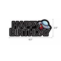 Us Party Among Supplies Decorations Set Cake Topper Latex Balloon Kids Birthday Cake Topper-1pcs