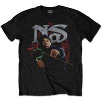 Nas Red Rose Official Tee T-Shirt Mens S
