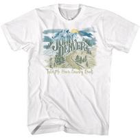 John Denver Take Me Home Country Roads Drawing Men's T Shirt Folk Music Merch S