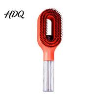 2-in-1 Hair Brush 2-In-1 Spray Brush Frizz Static Control Detangling Men Women oranžinė