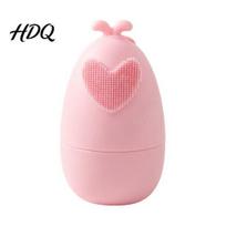 Macaron Ice Cube Tray Silicone Face Roller Bunny Egg Shape Mold rožinė