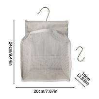 Toiletry Bag Space-Saving Breathable With Hook Bathroom Travel Bag Storage Basket For Toothbrush Makeup Clothes Gym Outdoor balta