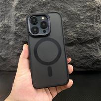Shock Proof Tough Case for iPhone 17 Pro Max with Frosted Diamond Texture Lens Magnetic protective case 16 15 14 13 12 11 Plain iPhone17 juoda