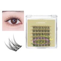 LASHIDOL False Eyelashes Eyelash Natural Fibers (Partial Application, Extensions, DIY, Look, Popular) - Reusable, High-Quality (NO.09 Daily) juoda